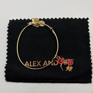 Alex and Ani Minnie Mouse Gold Bracelet